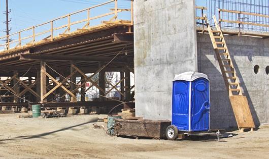 practical porta potties for busy construction workers